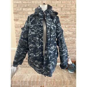 Us Navy Nwu Ecwcs Gen II Cold/Wet Weather Gore Tex 
 W/ Liner ! Retail $500
